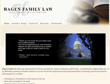 Tablet Screenshot of hagenfamilylaw.com